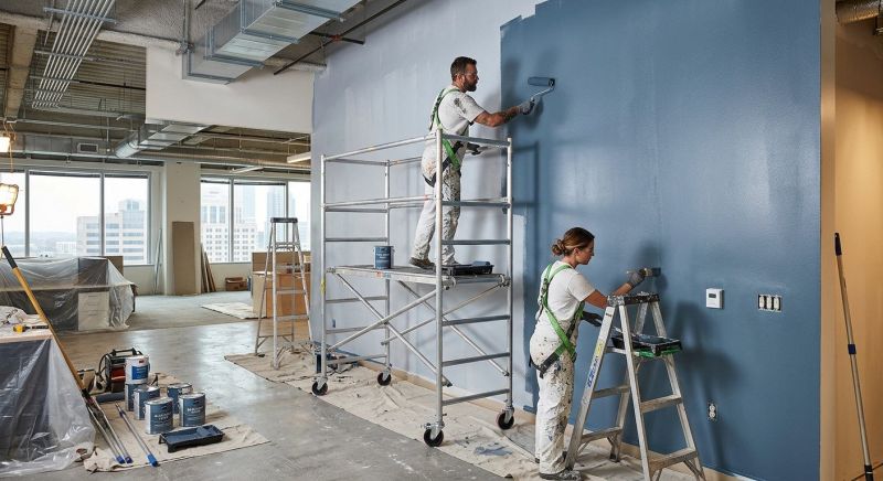 Commercial Ceiling Painting in Longmont, CO