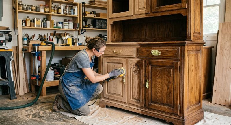 Wood Cabinet Refinishing in Muncie, IN